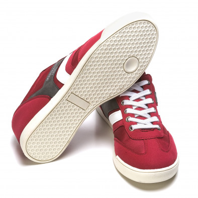 Ανδρικά κόκκινα sneakers Marshall it110316-98 4