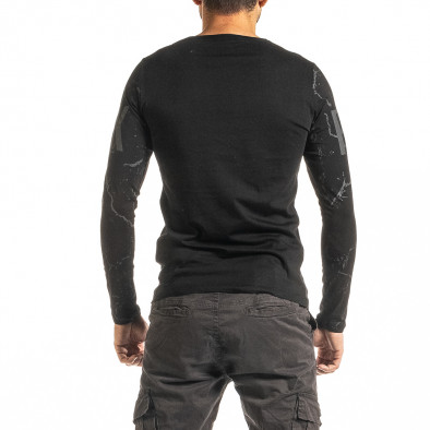 Ανδρική μαύρη μπλούζα Punk tr300920-19 3