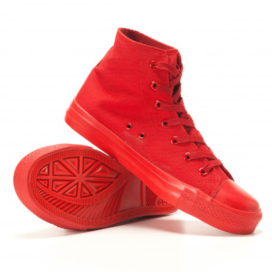 Ανδρικά κόκκινα sneakers Bella Comoda it260117-37 4