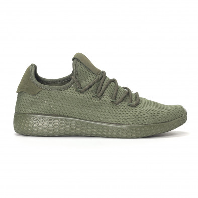 Ανδρικά πράσινα ελαφριά αθλητικά παπούτσια All-green it240418-7 2
