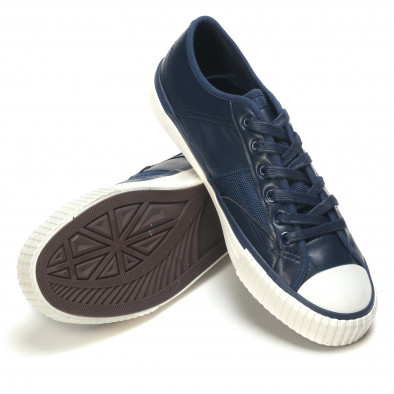 Ανδρικά γαλάζια sneakers Tony-P it270416-1 4