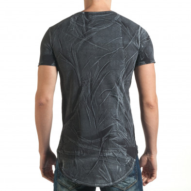 Ανδρική μαύρη κοντομάνικη μπλούζα Millionaire il140416-16 3