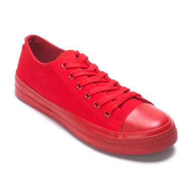 Ανδρικά κόκκινα sneakers Bella Comoda it260117-38 3