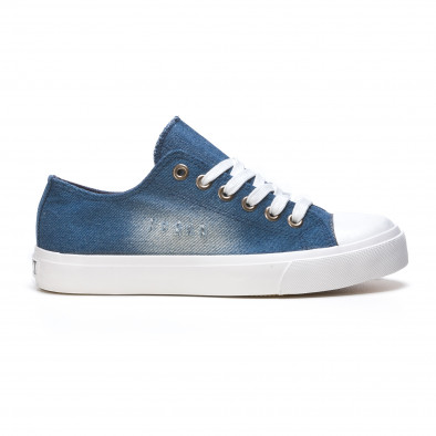 Ανδρικά γαλάζια sneakers Maideng ca110416-2 2