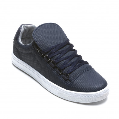 Ανδρικά γαλάζια sneakers Coner il160216-6 3