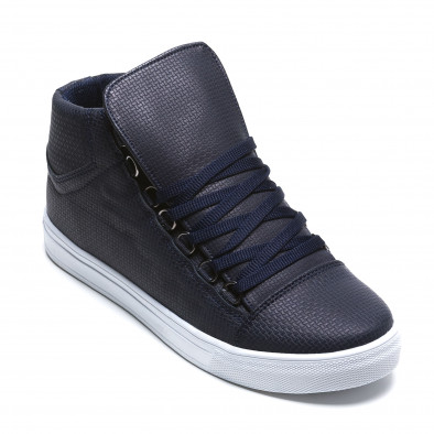Ανδρικά γαλάζια sneakers Coner il160216-1 3