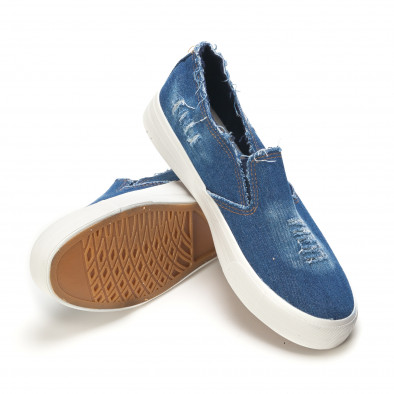 Ανδρικά γαλάζια sneakers Mondo Naturale it090616-14 4