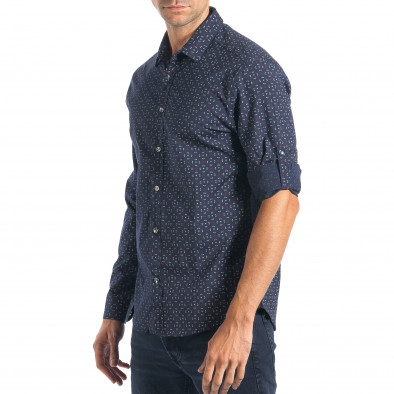 Ανδρικό γαλάζιο πουκάμισο Mario Puzo tsf270917-4 4