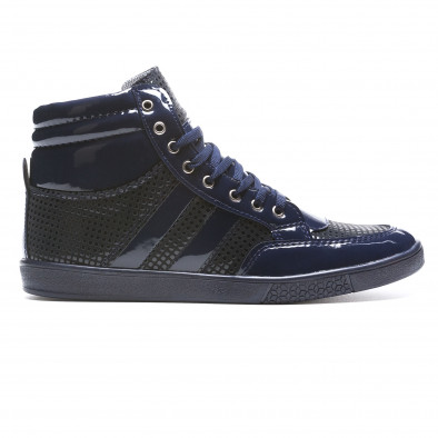 Ανδρικά γαλάζια sneakers Coner il160216-2 2
