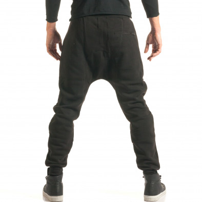 Ανδρικό μαύρο παντελόνι jogger Ross Kemp it181116-50 3