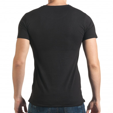 Ανδρική μαύρη κοντομάνικη μπλούζα Catch il140416-14 3