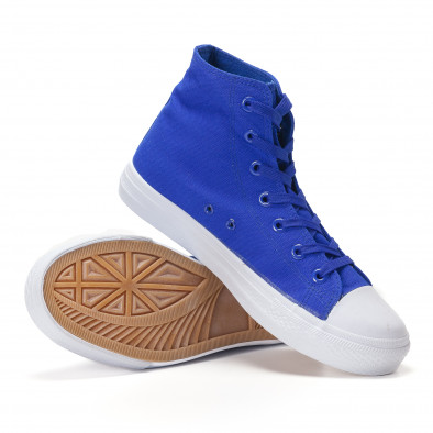 Ανδρικά γαλάζια sneakers Bella Comoda it250118-5 4