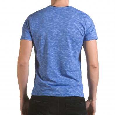 Ανδρική γαλάζια κοντομάνικη μπλούζα Franklin il170216-14 3