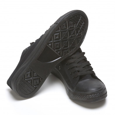 Ανδρικά μαύρα sneakers FM  110416-4 4