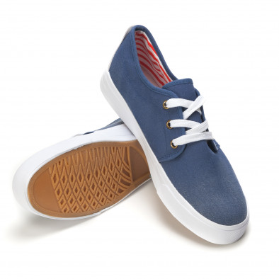 Ανδρικά γαλάζια sneakers Mondo Naturale it090616-8 4