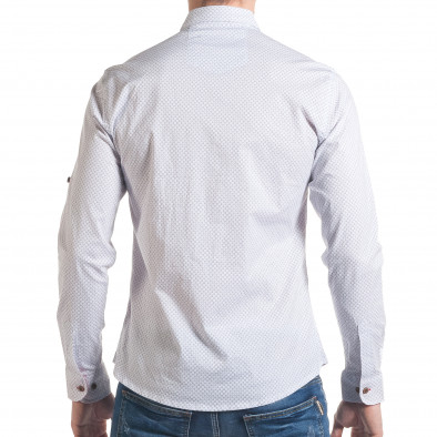 Ανδρικό λευκό πουκάμισο Mario Puzo tsf070217-3 3