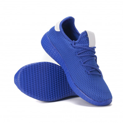 Ανδρικά γαλάζια αθλητικά παπούτσια ελαφρύ μοντέλο it020618-2 4