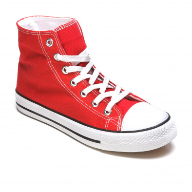 Ανδρικά κόκκινα sneakers Dilen it170315-11 3