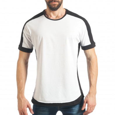 Ανδρική λευκή κοντομάνικη μπλούζα Black Island tsf020218-33 2