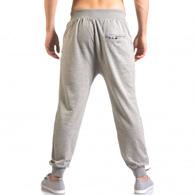 Ανδρικό γκρι παντελόνι jogger B-Men ca050416-52 3