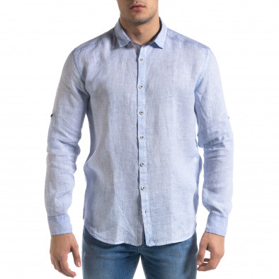 Ανδρικό γαλάζιο πουκάμισο RNT23 tr110320-92 3