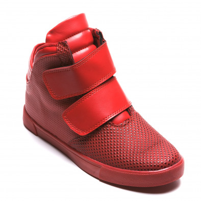 Ανδρικά κόκκινα sneakers Coner il160216-12 3