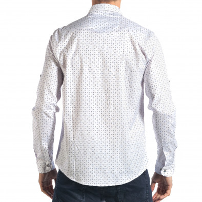 Ανδρικό λευκό πουκάμισο Mario Puzo tsf270917-3 3
