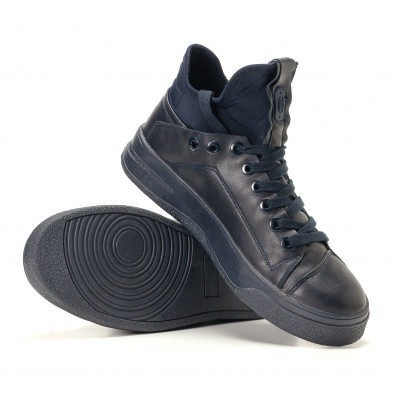 Ανδρικά γαλάζια sneakers Montefiori it200917-13 4