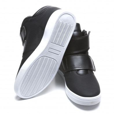 Ανδρικά μαύρα sneakers Coner il160216-11 4