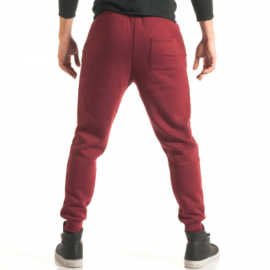 Ανδρικό κόκκινο παντελόνι jogger Enos it181116-43 3