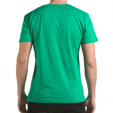 Ανδρική πράσινη κοντομάνικη μπλούζα Franklin il170216-1 3