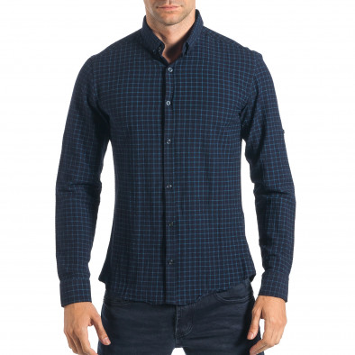 Ανδρικό γαλάζιο πουκάμισο Mario Puzo tsf270917-14 2