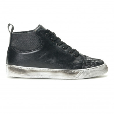 Ανδρικά μαύρα sneakers Shoes in Progress it140916-26 2