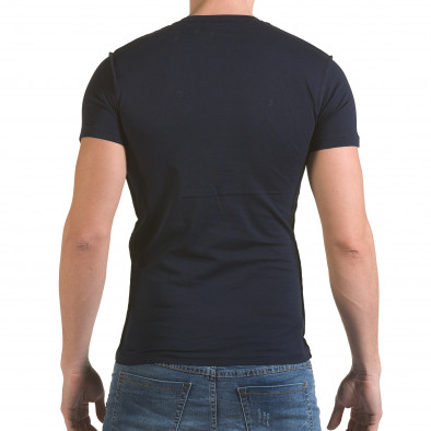Ανδρική γαλάζια κοντομάνικη μπλούζα SAW il170216-58 3