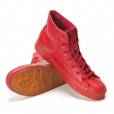 Ανδρικά κόκκινα sneakers Bella Comoda it140916-15 4