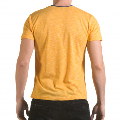 Ανδρική κίτρινη κοντομάνικη μπλούζα Franklin il170216-16 3