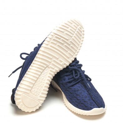 Ανδρικά γαλάζια αθλητικά παπούτσια FM it210416-12 4