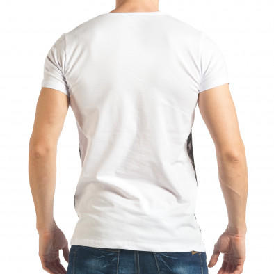 Ανδρική λευκή κοντομάνικη μπλούζα Lagos tsf020218-69 3