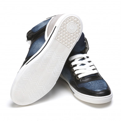 Ανδρικά γαλάζια sneakers Staka It050216-15 4