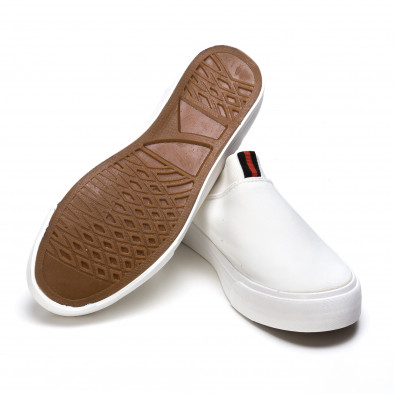Ανδρικά λευκά sneakers Mondo Naturale It050216-11 4