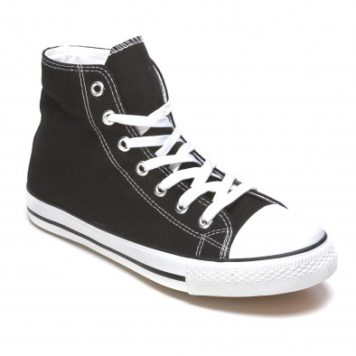 Ανδρικά μαύρα sneakers Dilen it170315-8 3