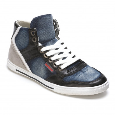 Ανδρικά γαλάζια sneakers Staka It050216-15 3