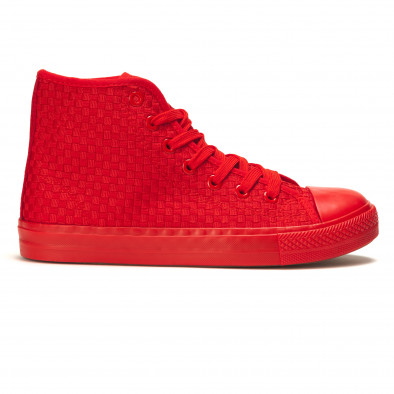 Ανδρικά κόκκινα sneakers Bella Comoda it050816-4 2