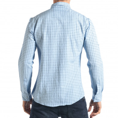 Ανδρικό γαλάζιο πουκάμισο Mario Puzo tsf270917-11 3