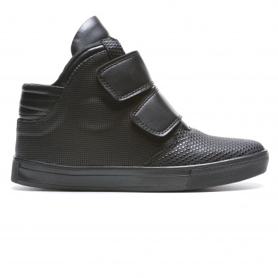 Ανδρικά μαύρα sneakers Coner il160216-13 2