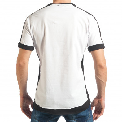 Ανδρική λευκή κοντομάνικη μπλούζα Black Island tsf020218-33 3