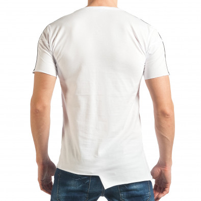 Ανδρική λευκή κοντομάνικη μπλούζα Breezy tsf020218-19 3