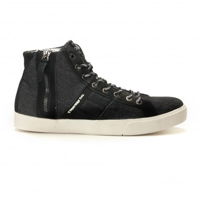 Ανδρικά μαύρα sneakers Montefiori it260117-7 3