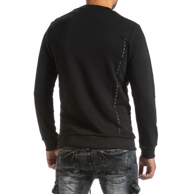 Ανδρική μαύρη μπλούζα Breezy tr070921-43 3