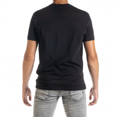 Ανδρική μαύρη κοντομάνικη μπλούζα Freefly tr010720-32 3